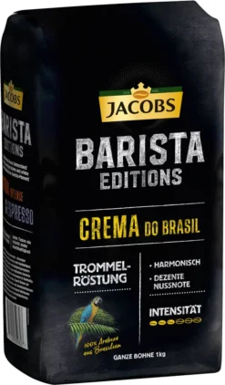 JACOBS Kaffeebohnen Barista Editions Crema Do Brasil 4 X 1 Kg Geröstete Bohnen -Kaffeegenuss Verkaufsgeschäft 6a5a1c7e47c06c487215edd6f7d2c698