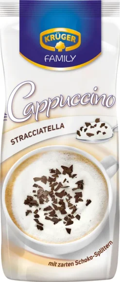 Kaffeegenuss Verkaufsgeschäft 7 Krüger Family Stracciatella Cappuccino | 500-g-Beutel