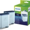 Philips Saeco Aqua Clean Kalk- Und Wasserfilter Für Kaffeevollautomaten, Bis Zu 5000 Tassen, 2 Stück (CA6903/22)