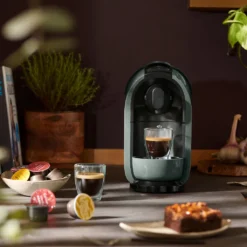 Tchibo Cafissimo Pure Kaffeemaschine Kapselmaschine Inkl. 30 Kapseln Für Caffè Crema, Espresso Und Kaffee, Arctic Green -Kaffeegenuss Verkaufsgeschäft 6ffc0bd38998dc93daf0fe86a6c9df66
