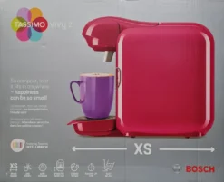 Bosch Tassimo Vivy2 Kapselmaschine TAS1401, Kompaktes Design, Vollautomatisch, Geeignet Für Alle Tassen - Pink 25 Bosch Tassimo Vivy2 Kapselmaschine TAS1401, Kompaktes Design, Vollautomatisch, Geeignet Für Alle Tassen - Pink -Kaffeegenuss Verkaufsgeschäft 710c937ae7ccbb08afbb913c91ca195a