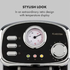 Espressionata Gusto Espressomaschine 1100W 15 Bar Druck Schwarz -Kaffeegenuss Verkaufsgeschäft 71426bed17ca708d31ed50d4d1b7f058