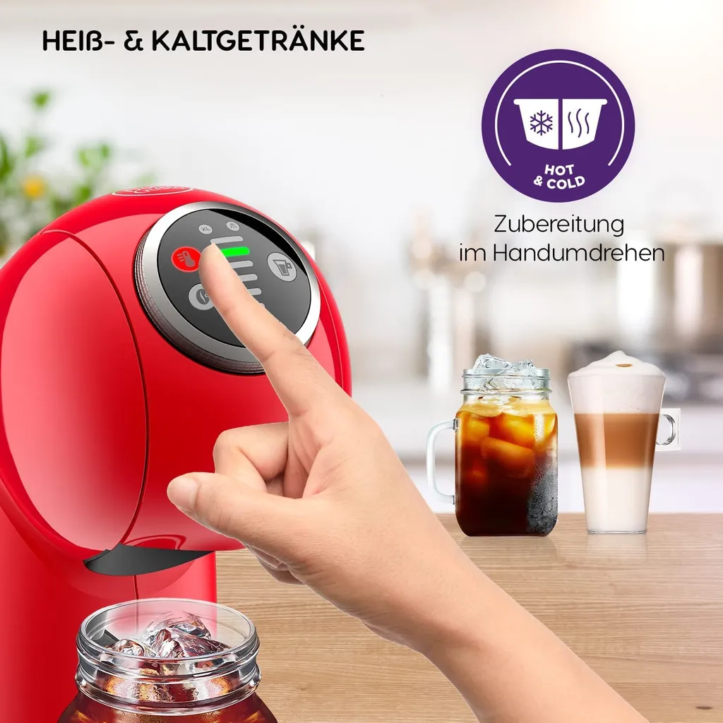 Krups KP340, 0,8 L, Kaffeekapsel, 1500 W, Rot 5 Krups KP340, 0,8 L, Kaffeekapsel, 1500 W, Rot – Bild 5