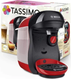 TASSIMO Kaffeekapselmaschine Happy TAS1003, Rot -Kaffeegenuss Verkaufsgeschäft 71d7d1c3ef8a8a2588b15c92a879d628