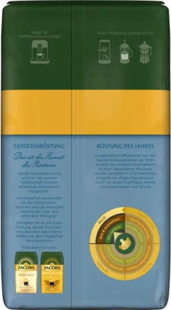 JACOBS Kaffeebohnen Expertenröstung Crema Mild Röstung Des Jahres 3 Kg Ganze Geröstete Bohnen + 1 Jacobs Barista Becher+ 1 Dose -Kaffeegenuss Verkaufsgeschäft 72706354a3f0e84c9bbb810a41161ecf