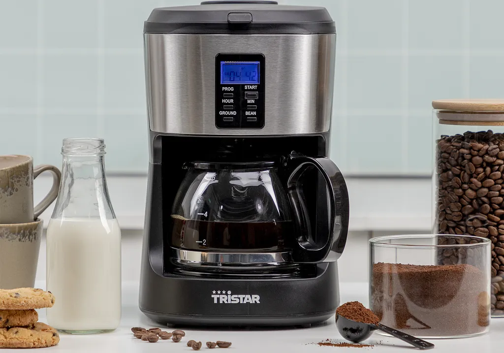 Tristar Kaffeemaschine Mit Mahlwerk CM-1280 650 W 0,75 L Schwarz 10 Tristar Kaffeemaschine Mit Mahlwerk CM-1280 650 W 0,75 L Schwarz – Bild 10