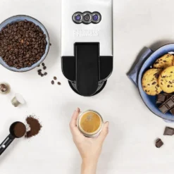 Princess 4-in-1 Multi-Kapsel-Kaffeemaschine 1450W 0,8L Schwarz Silbern -Kaffeegenuss Verkaufsgeschäft 74f71e592bb98e0146c9ef67f4847468