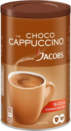 JACOBS Typ Choco Cappuccino 6 X 500 G Cappuccinopulver Löslich 6 Dosen 6 JACOBS Typ Choco Cappuccino 6 X 500 G Cappuccinopulver Löslich 6 Dosen -Kaffeegenuss Verkaufsgeschäft 767655cdc72730d5573dca77c48c5a19