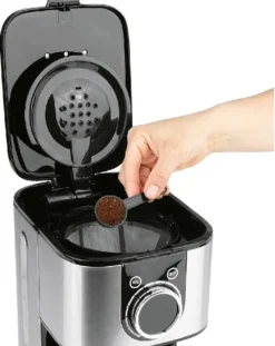 BEEM FRESH-AROMA-SWITCH Filterkaffeemaschine - Thermo Edelstahl 1 L Thermoskanne Bedienrad 24h-Timer 800 W Für 4-8 Tassen Kaffeemaschine Timer -Kaffeegenuss Verkaufsgeschäft 76f10d947dafde3f0f3ff4a495485080