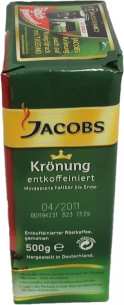 Jacobs Filterkaffee Krönung Entkoffeiniert | Gemahlen | 500g -Kaffeegenuss Verkaufsgeschäft 7a7de66b00bc72c67c21e3f5ce4182e9
