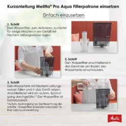 3x Melitta 224562 Filterpatrone Für Kaffeevollautomaten Pro Aqua Vorbeugung Von Verkalkung, Einfache Anwendung, 3 Patronen 13 3x Melitta 224562 Filterpatrone Für Kaffeevollautomaten Pro Aqua Vorbeugung Von Verkalkung, Einfache Anwendung, 3 Patronen -Kaffeegenuss Verkaufsgeschäft 7ba6a5d767bacf2ef75bfcc570d5bca0