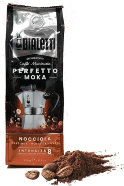 Bialetti Perfetto Moka Nocciola, Kaffee Gemahlen, Röstkaffee, Intensität 8, 250 G, 96080321 -Kaffeegenuss Verkaufsgeschäft 7bdf1a37b008b3d95b13560321260c8f