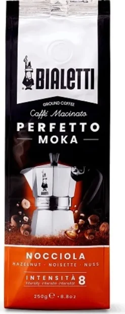Bialetti Perfetto Moka Nocciola, Kaffee Gemahlen, Röstkaffee, Intensität 8, 250 G, 96080321 -Kaffeegenuss Verkaufsgeschäft 7c816962197e20521299ff0479fa6b0e