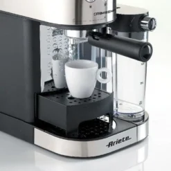 Ariete Siebträger-Espressomaschine CREMISSIMA Mit Milchaufschäumer -Kaffeegenuss Verkaufsgeschäft 7f63ce55e714a1b0700556c8da039454