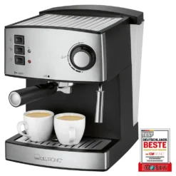 Clatronic ES 3643 Espresso- Und Cappuccino-Automat, 15 Bar Pumpdruck, Tassenvorwärmfunktion, Mit Aufschäum- Und Heißwasserfunktion 19 Clatronic ES 3643 Espresso- Und Cappuccino-Automat, 15 Bar Pumpdruck, Tassenvorwärmfunktion, Mit Aufschäum- Und Heißwasserfunktion -Kaffeegenuss Verkaufsgeschäft 80b4a89b535d6d3ea4806a0cac21f54a