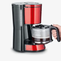 SEVERIN Kaffeemaschine KA 4817 TYPE 1.000 W Rot / Schwarz -Kaffeegenuss Verkaufsgeschäft 835243c51e0fce43c7883b8326d102dd