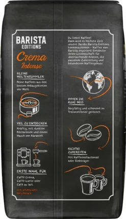 JACOBS Kaffeebohnen Barista Editions Crema Intense 2 X 1kg Ganze Bohnen + 1 Aluminiumdose Im Barista Design 15 JACOBS Kaffeebohnen Barista Editions Crema Intense 2 X 1kg Ganze Bohnen + 1 Aluminiumdose Im Barista Design -Kaffeegenuss Verkaufsgeschäft 8440c723851085915bbad5a50d31f929
