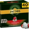JACOBS Kapseln Nespresso®* Kompatible 2 X 40 Lungo 6 Classico + 2 X 40 8 Intenso XXL-Packs - Insgesamt 160 Getränke