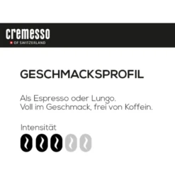 Cremesso Lungo Decaffeinato 16 Kapseln -Kaffeegenuss Verkaufsgeschäft 851922fc008d467154f58006453916a8