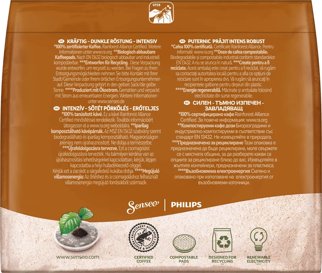 SENSEO Pads Strong Senseopads 10 X 16 Getränke - 160 Pads 5 SENSEO Pads Strong Senseopads 10 X 16 Getränke - 160 Pads – Bild 5