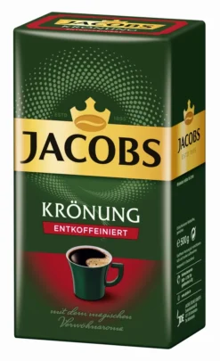 Jacobs Filterkaffee Krönung Entkoffeiniert | Gemahlen | 500g -Kaffeegenuss Verkaufsgeschäft 87d4e800c92285d80b0040c48fec73d0