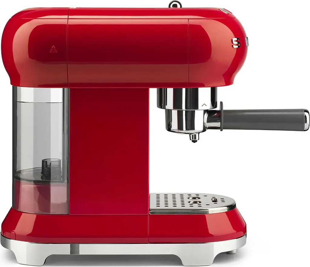SMEG Espresso Kaffeemaschine Rot ECF01RDEU 2 SMEG Espresso Kaffeemaschine Rot ECF01RDEU – Bild 2