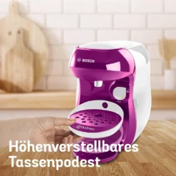 Bosch TASSIMO HAPPY Wild Purple +20 € Gutschein 1400 Watt 0,7 Liter Wassertank -Kaffeegenuss Verkaufsgeschäft 88b8e1fa0cdf7f61d82035e952f9c906