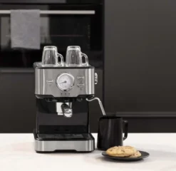 Princess 2 Tassen Espresso- & Kapselmaschine Mit Milchaufschäumer -Kaffeegenuss Verkaufsgeschäft 88be0f4005221b460a74dbedc1c14265