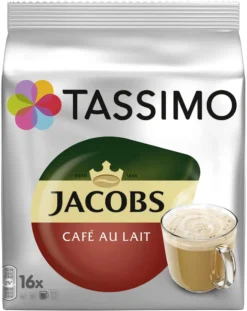Tassimo Jacobs Café Au Lait | 16 T Discs, Kaffeekapseln -Kaffeegenuss Verkaufsgeschäft 8c30c2588485d41b88c1812c730a0e14