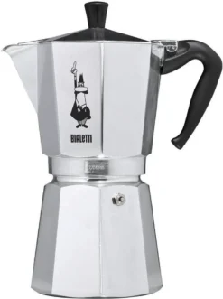 Bialetti Moka Express - 12 Tassen Espressokocher -Kaffeegenuss Verkaufsgeschäft 8c70dc90a3462e8631d416e867e74451