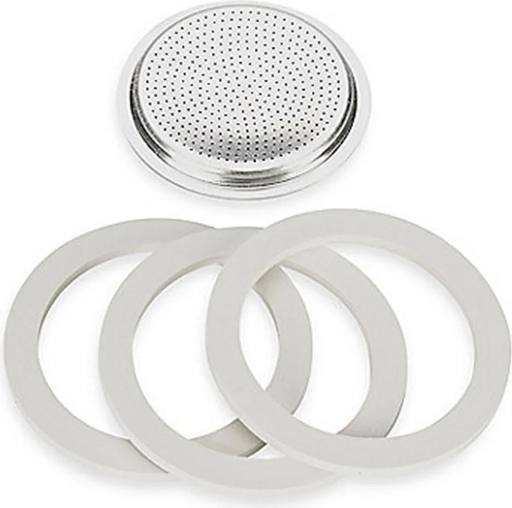 Bialetti 800002 Gummidichtung Und Filter 2T, Aluminium, Weiß 3 Bialetti 800002 Gummidichtung Und Filter 2T, Aluminium, Weiß – Bild 3