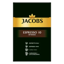JACOBS Kapseln Espresso Intenso 5 X 40 Nespresso®* Kompatible Kaffeekapseln -Kaffeegenuss Verkaufsgeschäft 8d4a776782e41ddaf5472d7122801cd4