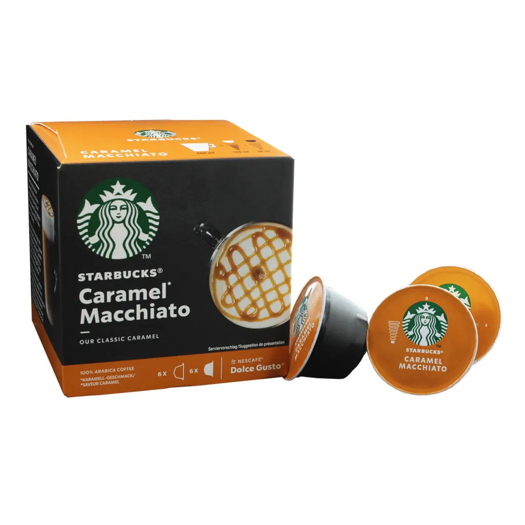 Nestlé® Starbucks By Nescafe Dolce Gusto Caramel Macchiato Arabica Kaffee 12 Kapseln 7 Nestlé® Starbucks By Nescafe Dolce Gusto Caramel Macchiato Arabica Kaffee 12 Kapseln – Bild 7