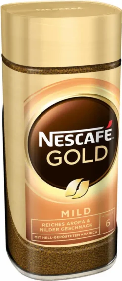 Nescafé® Nescafé Gold Mild | Löslicher Kaffee | 200g-Glas -Kaffeegenuss Verkaufsgeschäft 915061ecb8189349529e3ab8b2c37ac6