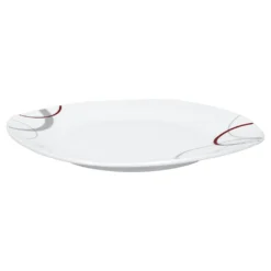 Kaffeeservice Palazzo 18tlg. - Weiß MitNachbildung-Kreisen In Grau Und Dunkelrot - Für 6 Personen -Kaffeegenuss Verkaufsgeschäft 921df45d24e9a68954df52dce47003e1