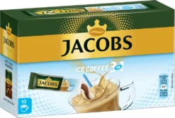 JACOBS Löskaffee 3in1 Typ Ice Coffee Löslicher Kaffee 12 X 10 Getränke Sticks -Kaffeegenuss Verkaufsgeschäft 92913d6413d6f8b67ddde1ee5838673d