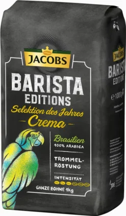 JACOBS Kaffeebohnen Barista Editions Crema Do Brasil 4 X 1 Kg Geröstete Bohnen -Kaffeegenuss Verkaufsgeschäft 9342416791b74e82dc4b85d5db410c94