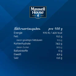 MAXWELL HOUSE Typ Cappuccino Löslicher Kaffee 3 X 500 G Instantkaffee -Kaffeegenuss Verkaufsgeschäft 9380500b77cc0c96ec27714a22f4c87b