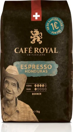Café Royal Honduras Ganze Bohne Espresso 1kg -Kaffeegenuss Verkaufsgeschäft 95a0f9956e9e6f92cbb88b72d776071b