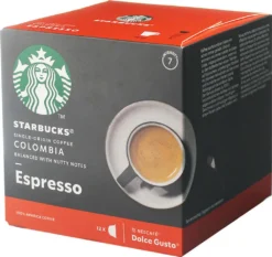 Nestlé® Starbucks By Nescafe Dolce Gusto 12 Kapseln Colombia Espresso Arabica Kaffee -Kaffeegenuss Verkaufsgeschäft 9656b7e2b2f7c324388296b901072e96