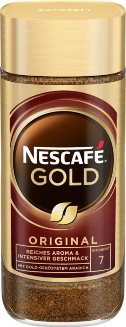 Nestlé® Nescafé Gold Das Original, Löslicher Bohnenkaffee, Kaffee, Gemahlener Röstkaffee, Glas, 100 G -Kaffeegenuss Verkaufsgeschäft 968b64e61d1f90b540ac2a7279441442