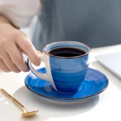 Kaffeeservice Steinzeug, Vancasso BONITA 12 Teiliges Kaffeeset, Cappuccino Tassenset Für 6 Personen, Tassen Und Untertassen -Kaffeegenuss Verkaufsgeschäft 96f0a81a7914592544ca1b170d2f038c