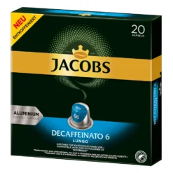 JACOBS Kapseln Decaffeinato 6 Lungo Entkoffeiniert 200 Nespresso®* Kompatibel -Kaffeegenuss Verkaufsgeschäft 97aeff3352d4744069a3e825babad147