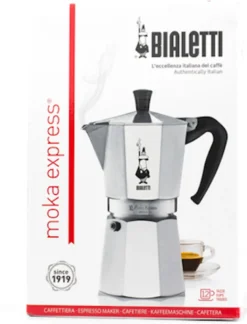 Bialetti Moka Express - 12 Tassen Espressokocher -Kaffeegenuss Verkaufsgeschäft 992ae7c03f5544d496eb42393f086de8