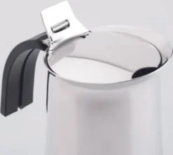 Bialetti Kitty 0,23 L Schwarz, Edelstahl - Italienische Kaffeemaschinen (0,23 L, Schwarz, Edelstahl, 4 Tassen, Edelstahl, Kitty, 1 Stück(e)) -Kaffeegenuss Verkaufsgeschäft 9f14894316014345f2dbd5a1ea154615