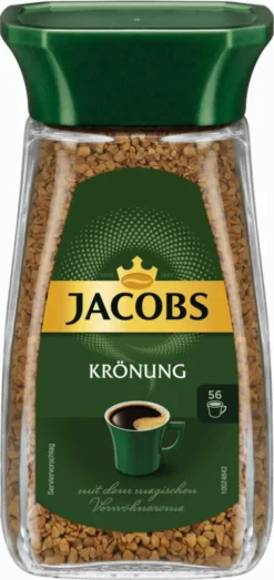 JACOBS Krönung 6 X 100g Löslicher Kaffee Instantkaffee 6 Gläser Löskaffee -Kaffeegenuss Verkaufsgeschäft 9f3814c970b0e949c72311ebb0986f23