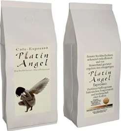 Espresso / Cafe - Kaffeebohnen Entkoffeiniert "Platin Angel" (Ganze Bohnen,1000 G)