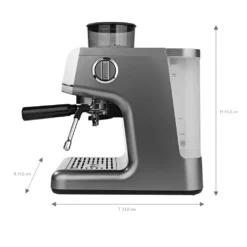 BEEM ESPRESSO-GRIND-PROFESSION Espresso-Siebträgermaschine Mit Mahlwerk - 15 Bar Espressomaschine Siebträger Maschine Barista Kaffee Mahlwerk Milchaufschäumer -Kaffeegenuss Verkaufsgeschäft a139a3c3a239abb4079d7d032ac9c508
