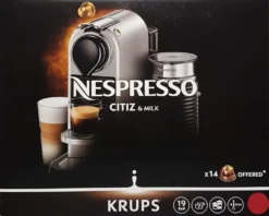 Krups XN7615.19 Nespresso Citiz & Milk Kaffeekapselmaschine (1260 Watt, Wassertankkapazität: 1l, Pumpendruck: 19 Bar) Rot 15 Krups XN7615.19 Nespresso Citiz & Milk Kaffeekapselmaschine (1260 Watt, Wassertankkapazität: 1l, Pumpendruck: 19 Bar) Rot -Kaffeegenuss Verkaufsgeschäft a1857d7176b6aeafe047bc70f87dc318