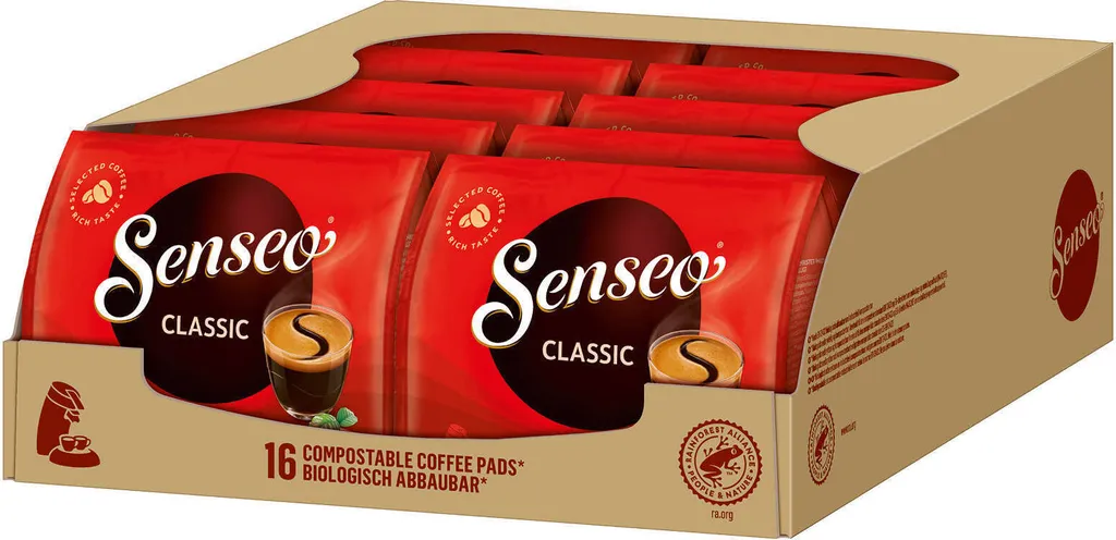 SENSEO Pads Classic Senseopads 10 X 16 Getränke - 160 Pads 1 SENSEO Pads Classic Senseopads 10 X 16 Getränke - 160 Pads